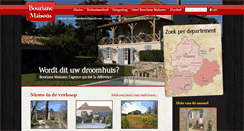Desktop Screenshot of bourianemaisons.nl
